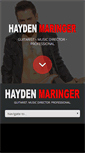 Mobile Screenshot of haydenmaringer.com